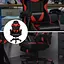 Кресло геймерское Care Life с подставкой для ног Red/Black (CF-301) - миниатюра 10
