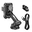 Автодержатель Hoco HW9 с беспроводной зарядкой 15W черный серый - миниатюра 7