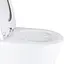 Унитаз-моноблок напольный Qtap Swan Ultra Quiet безободковый с сиденьем Soft-Close White QT16226080AW, Белый - миниатюра 5