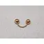 Золота сережка-пірсинг Favoritum. 310129_5 - мініатюра 2