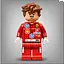 Конструктор LEGO Шолом Шарля Леклера з команди Scuderia Ferrari HP (43014) - мініатюра 4