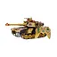Детский танк на дистанционном управлении пульт звуки светодиод 1:18 бежевый 0139 - миниатюра 2