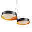 Світильник стельовий Brille підвісний BR-01 666S/2 LED 10W NW BK/G - мініатюра 3