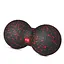 Массажный мяч Hop-Sport HS-D008MB двойной EPP 80 мм черно-красный - миниатюра 3