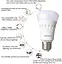 Лампочка LAMPAOUS White Ambiance 9W E27 Dimmable з бездротовим пультом дистанційного керування 2.4G, від 90 люменів до 800 люмен - мініатюра 5