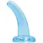 Фалоімітатор RealRock Crystal Clear, 12 см (блакитний) - мініатюра 1