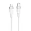 Дата кабель Hoco X109 Energy silicone Type-C to Lightning (1m) White - мініатюра 1