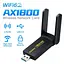 Бездротовий USB Wi-Fi адаптер Fenvi FU-AX1800, 2.4 / 5 GHz Mu-MIMO чорний (18838) - мініатюра 2