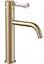 Смеситель для умывальника Rea Serra brushed gold низкий REA-B1144 Золотой - миниатюра 1