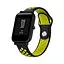 Ремешок силиконовый Boorui для часов 20 мм Nike design черный с желтым (с кнопкой) - миниатюра 4
