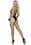 Бодистокинг в крупную сетку Leg Avenue Long Sleeved Bodystocking One size Black длинный рукав - миниатюра 4
