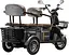Електроскутер Триколісний 4-місний Crosser TR-4 VAGON (800W, 72V,20Ah) Сірий - мініатюра 3