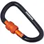 Брелок-карабин Munkees 3248 D with Screw Lock 8х80 мм Black (1012-3248-BK) - миниатюра 1