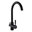 Змішувач для кухні під осмос Globus Lux GLLR-0333-10- BB Чорний матовий - мініатюра 3