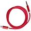 Кабель AUX Lightning-TRS Audio 3.5мм Male/Male 1м Red - мініатюра 1
