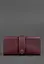 Шкіряне жіноче портмоне 3.0 бордове Krast - мініатюра 2