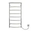 Электрический полотенцесушитель Kosser Каскад с полкой 1000x500/8 ER ДКп03ER, Хром, Правое - миниатюра 2