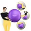 М'яч для фітнесу (фітбол) 4FIZJO 75 см Anti-Burst Violet (P-5905973404815) - мініатюра 8