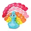 Развивающая игрушка Kiddi Smart Радужное павлинье птенчо (4508-KS) - миниатюра 1