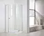 Душевая кабина угловая Volle Benita 90x90 распашная прозрачное стекло 8 мм с поддоном PUF хром 1017.114601R4 коробки, Правая, прозрачная, хром - миниатюра 3