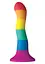 Фаллоимитатор Colours Pride Edition 6" Wave Dildo 15.2 см радужный - миниатюра 2