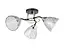 Люстра декоративна INTEREES V 6106-3 BK+CR - мініатюра 1