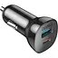 Автомобильное зарядное устройство Choetech (1USB Type C; 1USB) 38W PD3.0 QC3.0 Black (TC0005) - миниатюра 1