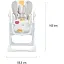 Стільчик для годування Kinderkraft Yummy Grey (KKKYUMMGRY0000) - мініатюра 7