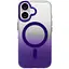 Чохол Epik TPU+PC Phantom with MagSafe для Apple iPhone 16, 6.1 Purple - мініатюра 1