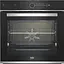 Духовой шкаф электрический Beko A+ дисплей конвекция телескопические направляющие 72 л нержавеющая сталь - миниатюра 1
