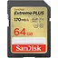 Карта памяти Sandisk 64GB SDXC Extreme PLUS Memory Card + 2 years Rescue (SDSDXW2-064G-GNCIN) - миниатюра 1