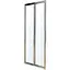 Душові двері Eger Bifold 90x195 см розсувні прозоре скло профіль хром 599-029-90, прозорий, хром - мініатюра 1