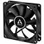 Вентилятор 92 мм Arctic F9 PWM PST чорний 92х92х25 мм PWM 150-1800 об/хв 4-pin (PWM, 40 см) гідравлічний підшипник - мініатюра 1