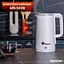 Электрочайник Domotec MS-5028 1500Вт Нержавеющая сталь/Пластик дисковый чайник 2л Автоотключение Белый - миниатюра 9