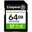 Карта пам'яті SDXC 64GB UHS-I Class 10 Kingston Canvas Select Plus R100MB/s (SDS3/64GB) - мініатюра 1