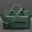 Шкіряна сумка для ноутбука та документів Універсальна зелена Crazy Horse - мініатюра 6
