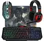 Клавіатура Defender Target MKP-350 + миша + килимок + навушники Black - мініатюра 1