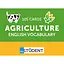 Карточки для изучения English Student Agriculture English Vocabulary - миниатюра 1