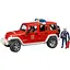 Уцінка. Пожежний джип Bruder Wrangler Unlimited Rubicon з фігуркою пожежника (02528) - мініатюра 1