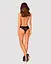 Кружевные трусики с заниженной талией Obsessive Estiqua panties черные M/L - миниатюра 4