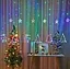 Гирлянда светодиодная штора Рождество 138 le, ширина 2.5 м многоцветная - миниатюра 3