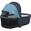 Люлька Cybex Priam Lux Conscious Collection Dark Navy + Текстиль для прогулянкового блоку Cybex Priam Conscious Collection Dark Navy + Шасі Cybex Priam з каркасом LS RBA Chrome Brown - мініатюра 6