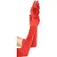 Длинные перчатки Leg Avenue Extra Long Satin Gloves red - миниатюра 1