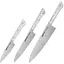 Набор кухонных ножей из 3 предметов Samura Harakiri Acryl (SHR-0220AW) - миниатюра 1