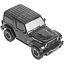 Машинка Rastar JEEP Wrangler JL 1:24 Черный - миниатюра 5