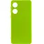 Чохол Silicone Cover Lakshmi Full Camera (A) для Oppo A58 4G Салатовий / Neon Green - мініатюра 1
