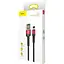 Кабель Baseus Cafule Lightning Special Edition 2.4A (1m) red/black (CALKLF-G91) - мініатюра 3