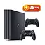 Консоль Sony PlayStation 4 PRO 1TB Black ПЗ12 обслугована + 2 Геймпада бездротових DualShock 4 + 25 ігр + гарантія б/в - мініатюра 1