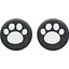 Накладки на стики Thumb Grips 2-pack для PS4-PS5-Xbox FootPrint White [96948] - миниатюра 1