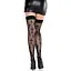 Панчохи Leg Avenue Worship Me Cross Net Thigh Highs One Size - мініатюра 2